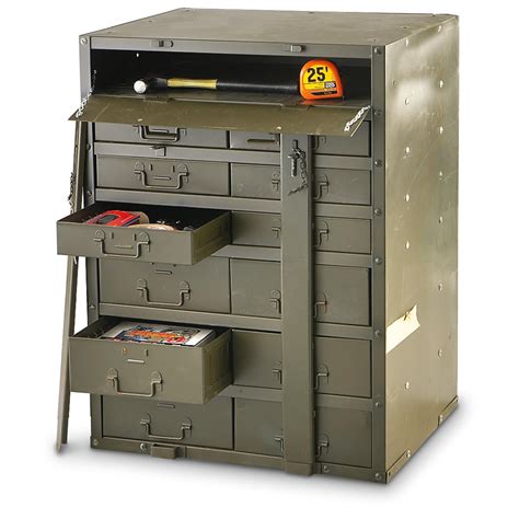 military metal parts box|military surplus boxes for sale.